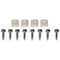 Dorman License Plate Fastener Number 14 x 34 34 Length With 12 Fasteners 785-101D - alternate 3